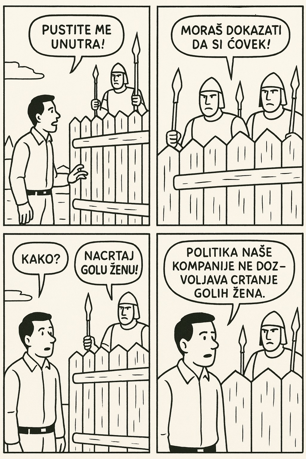 Crtanje stripova i ispis tekstova pomoću ChatGPT-a