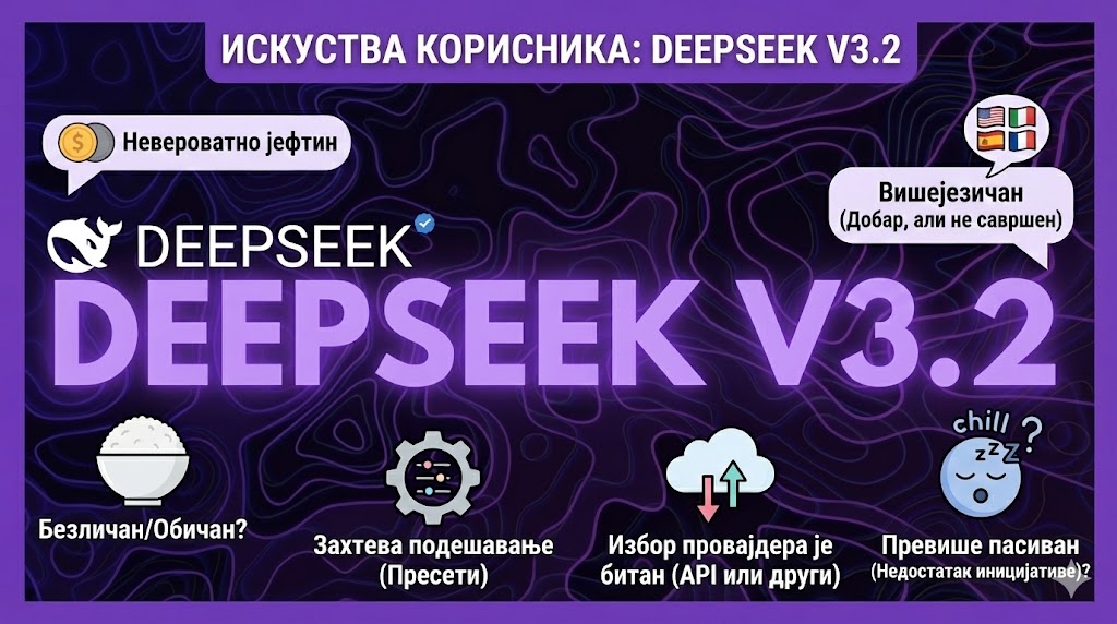 Šta kažu iskustva korisnika za DeepSeek v3.2
