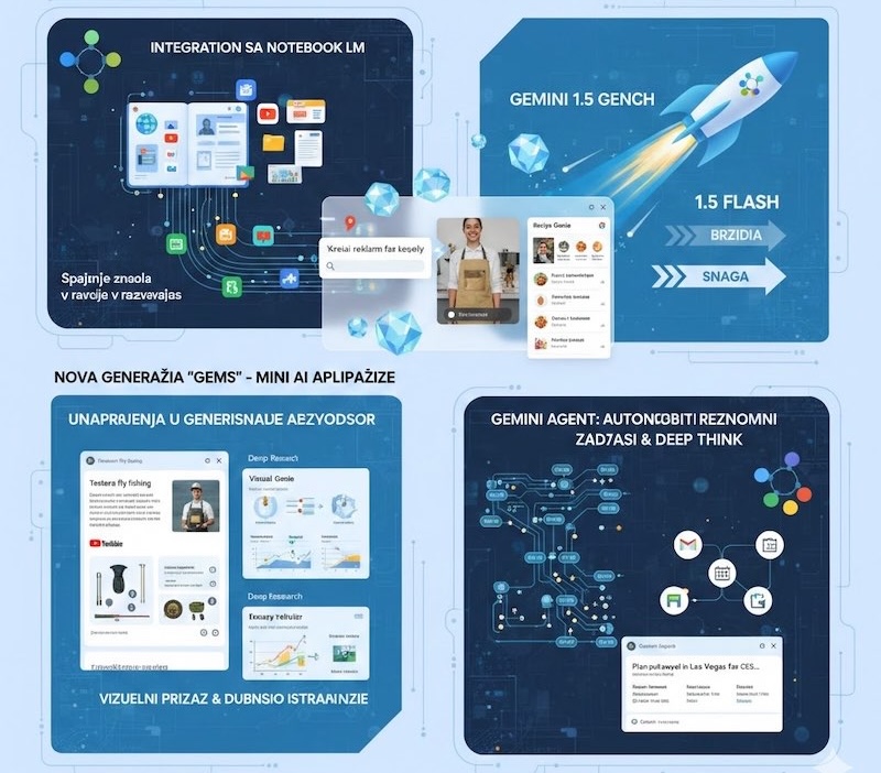 (Video) Pregled novih mogućnosti Google Geminija