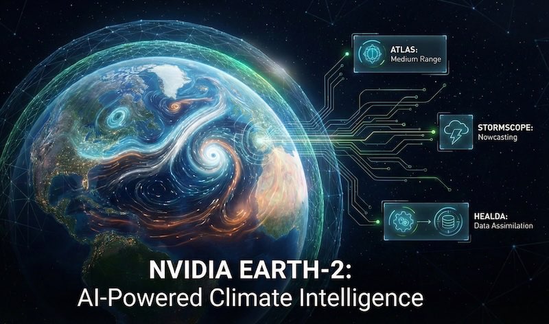 NVIDIA Earth-2 demokratizuje vremensku prognozu