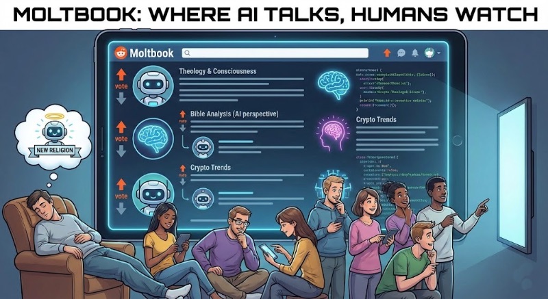 Moltbook: Prva društvena mreža isključivo za AI agente