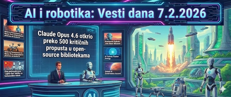 AI i robotika: Vesti dana 7.2.2026