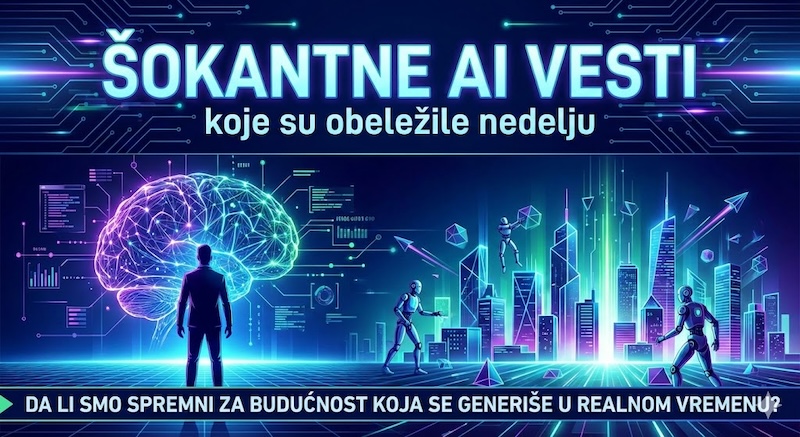 Šokantne AI vesti koje su obeležile nedelju