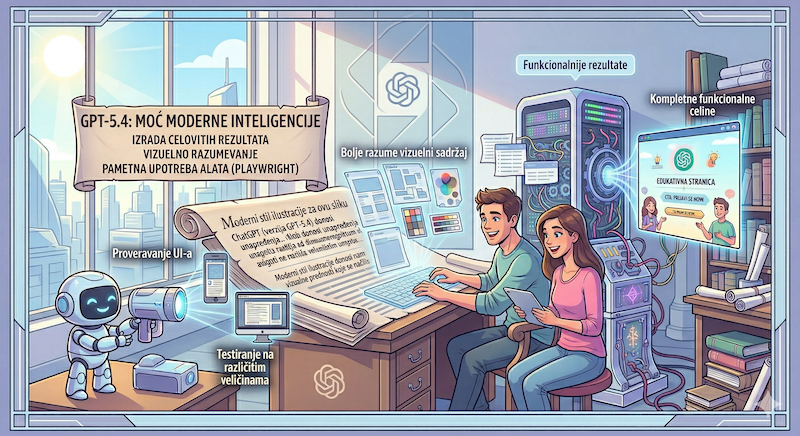 Nove mogućnosti ChatGPT-a (GPT-5.4) – edukativni vodič