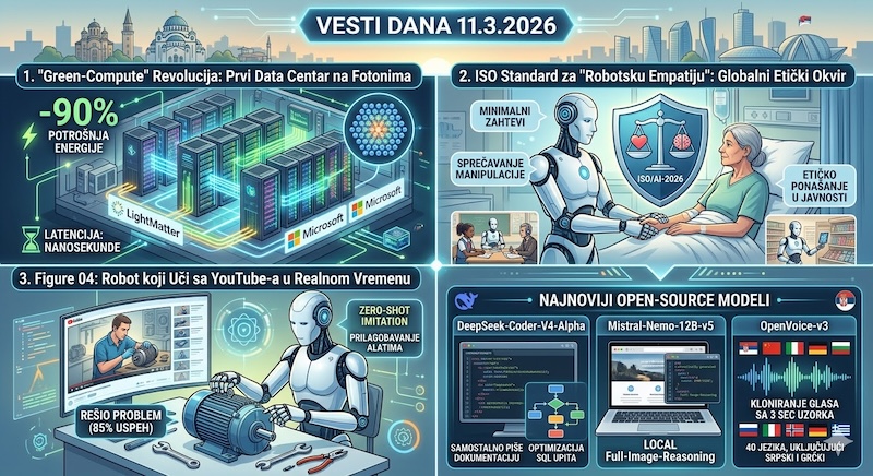 AI i Robotika: Vesti: 11.3.2026.