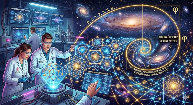 Skrivena geometrija materije i potpis Tvorca