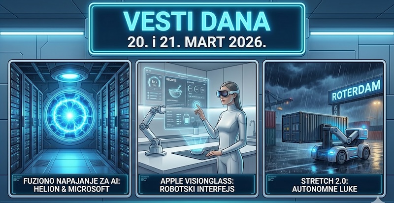 AI i Robotika: Vesti: 20-21.3.2026.