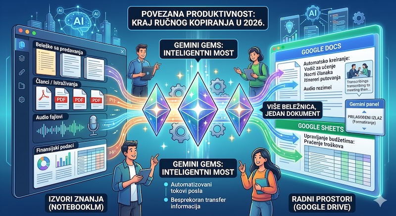 Povezivanje NotebookLM-a sa Google Drive-om