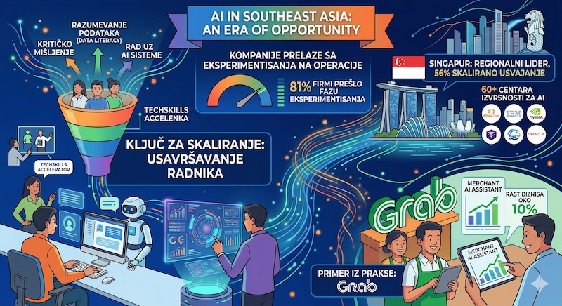 Više od polovine singapurskih firmi napreduje u AI usvajanju