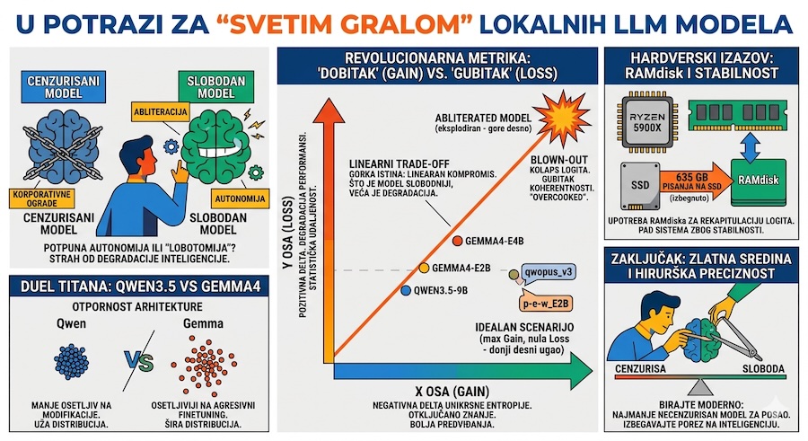 Cena slobode: Šta nam testovi govore o necenzurisanim Qwen i Gemma modelima?