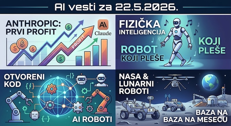 Vesti: AI i robotka, 22.5.2026.