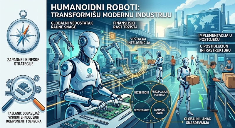 Humanoidni roboti menjaju budućnost industrijske proizvodnje