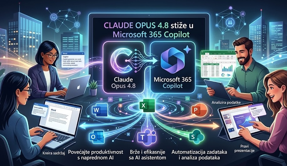 Claude Opus 4.8 stiže u Microsoft 365 Copilot
